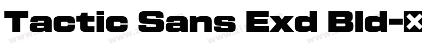 Tactic Sans Exd Bld字体转换